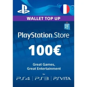 carte playstation store 100