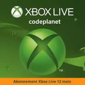 Abonnement Xbox Live Gold 12 Mois – Jeux et Multijoueur en Ligne